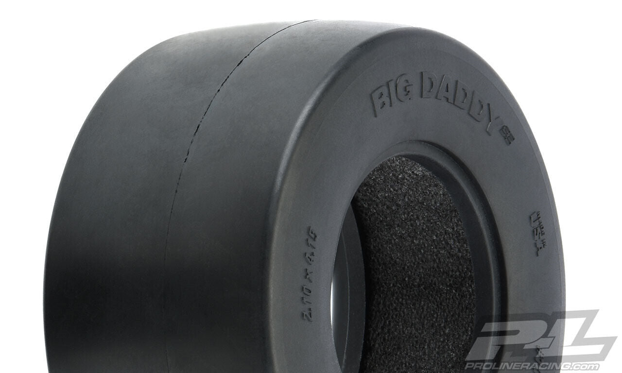 PRO1018417 1/10 Big Daddy Wide Drag Slick MC Rear 2.2"/3.0" Drag Tire (2)