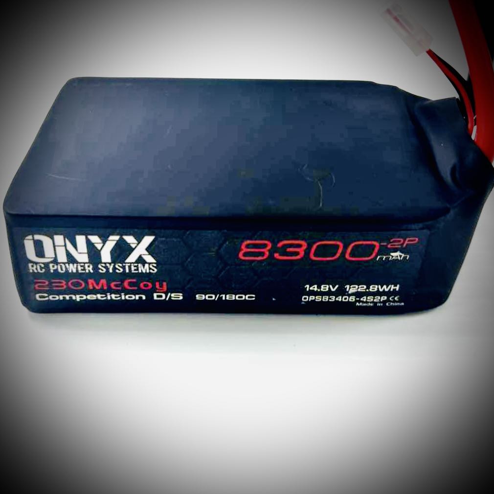 ONX4S83002P6G4 O.P.S 230 McCoy 8300mah 4S2P (NEW 6 GAUGE WIRE!) NOW ONLY $139.99