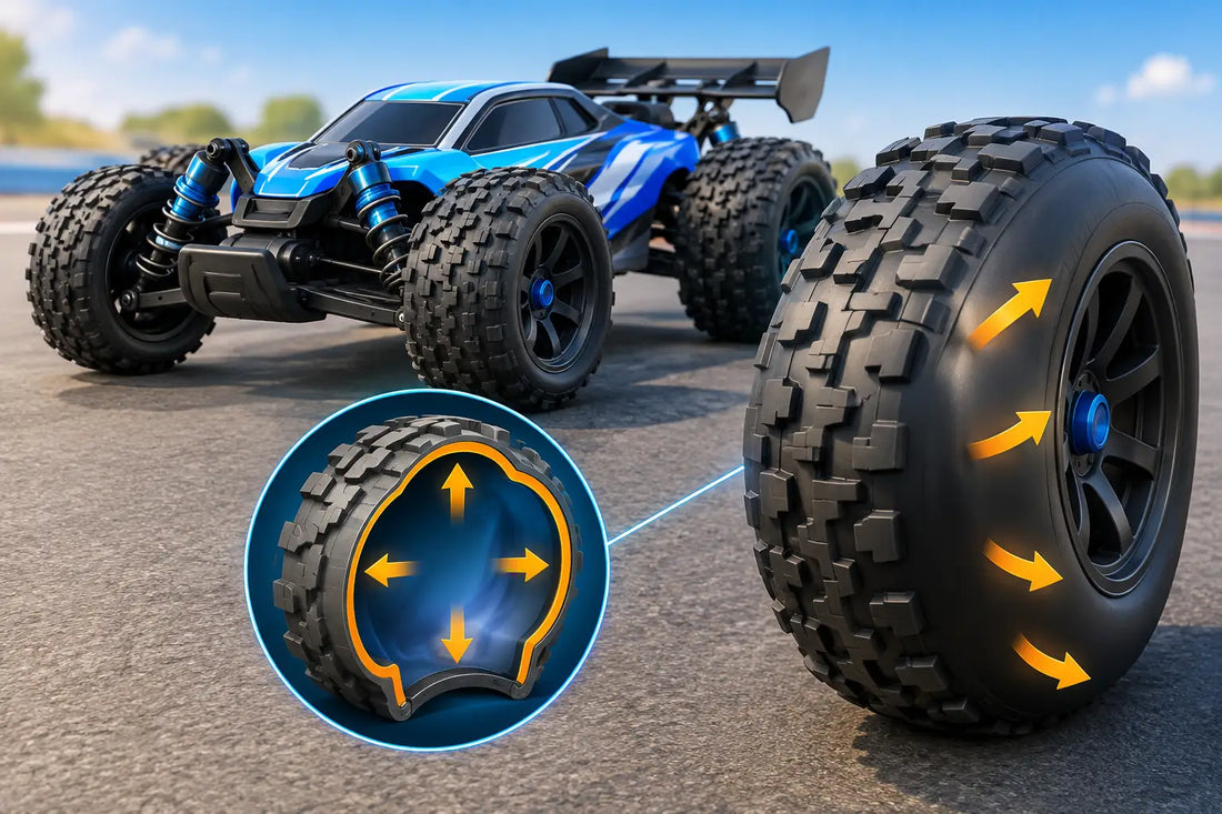 Why Tires Balloon in High-Power RC Builds