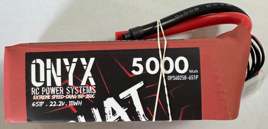 ONX6S50001P6GA     PHAT PACK 150C 5000 6s1p   6GA WIRE!" "new" Comes with QS8 (not soldered on)