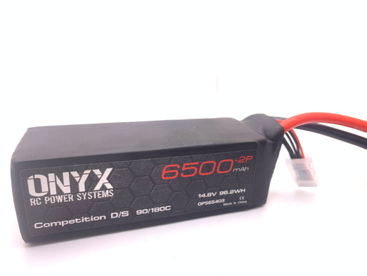 ONX4S65002P7G  ONYX 4 CELL 6500MAH 2P 7 GA. WIRE (96.2 WH 8GW)   (2P 8AGW  90/180C )