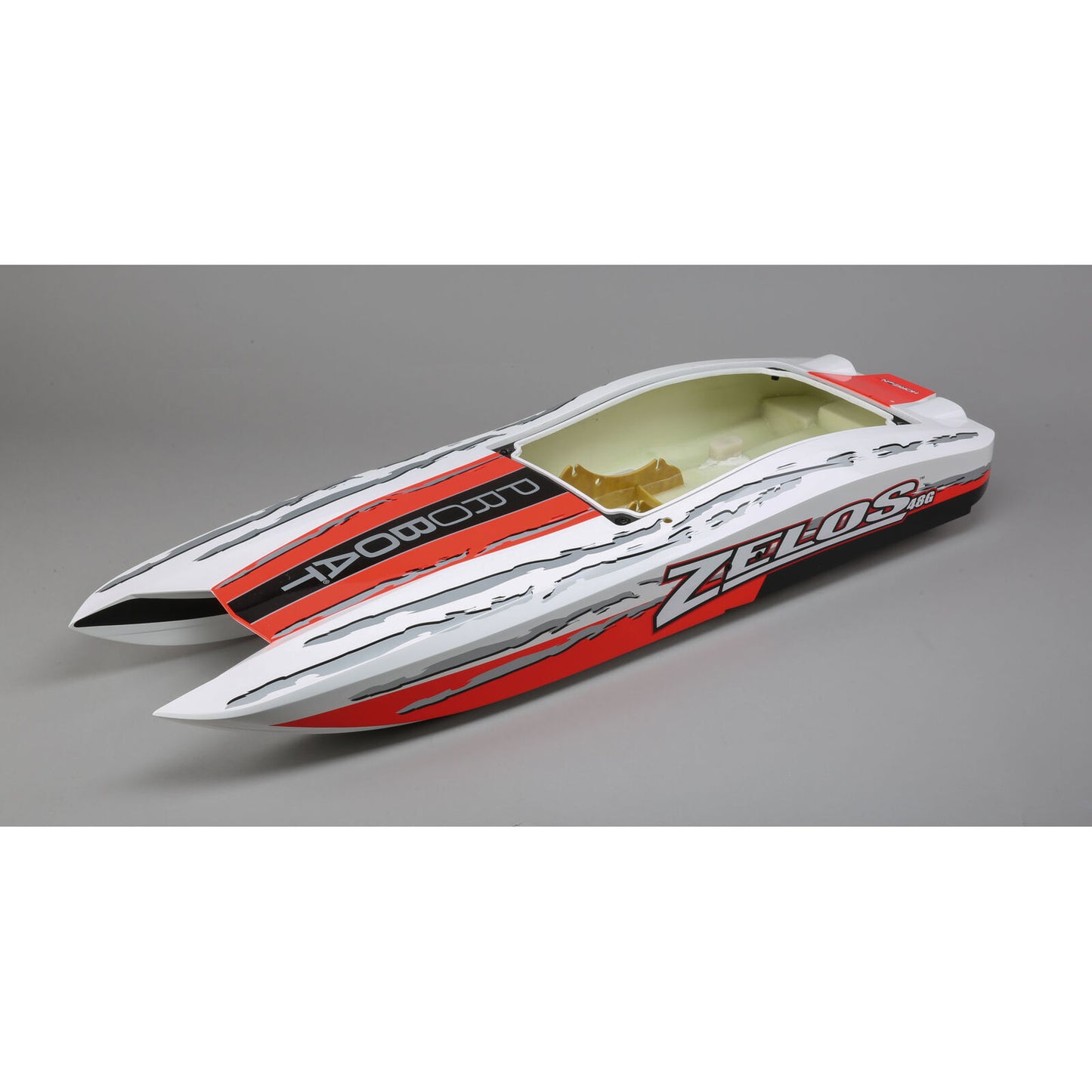 PRB281049    Zelos G 48" Gas Powered Catamaran  HULL ONLY  W/ CANOPY included   ($100 shipping included plus $14 handling )