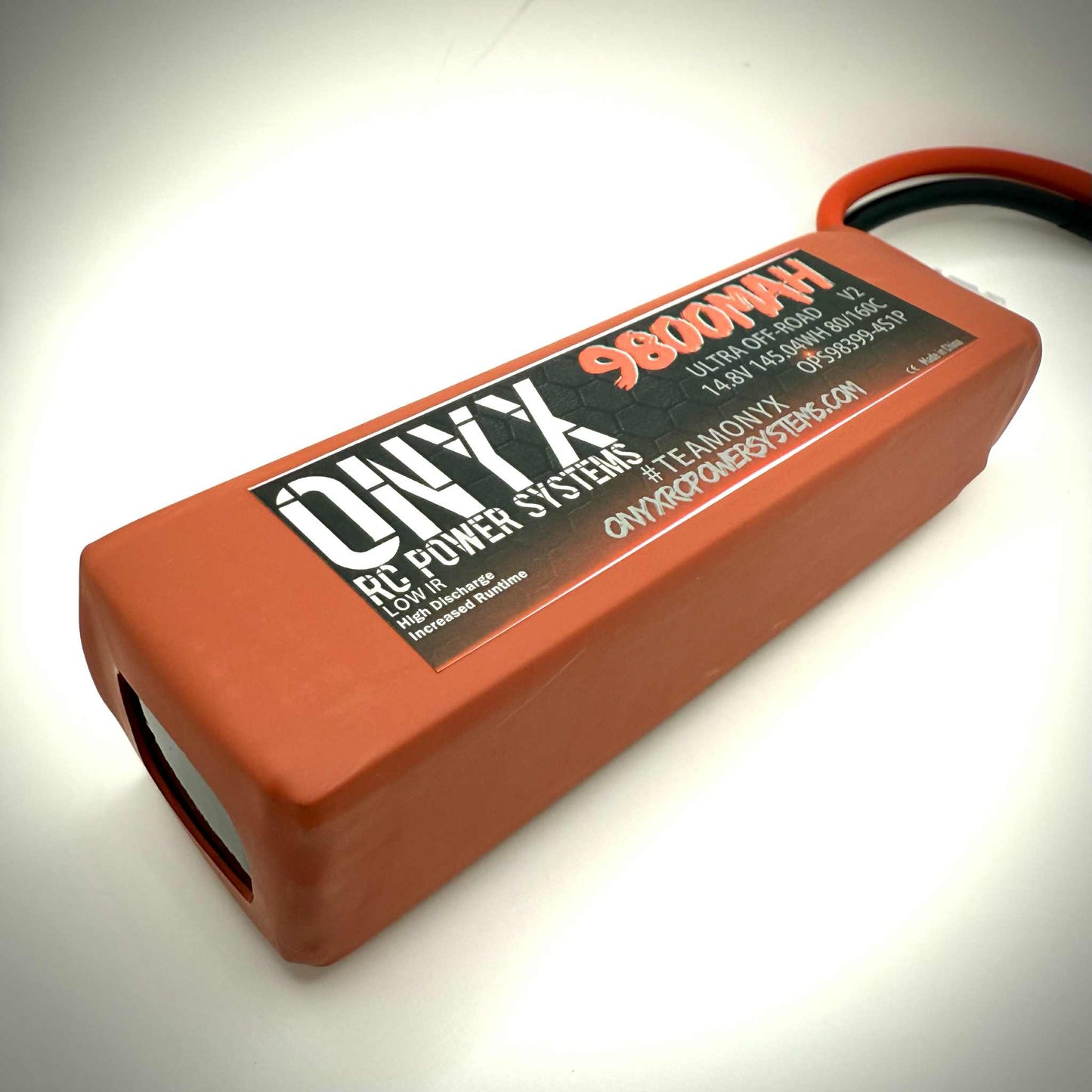 ONX4S98001P8G V2 9800 14.8v (4s1p)  "NOW WITH 8GA. WIRE"  PERFECT FOR X-MAXX AND OTHER LIKE RC'S