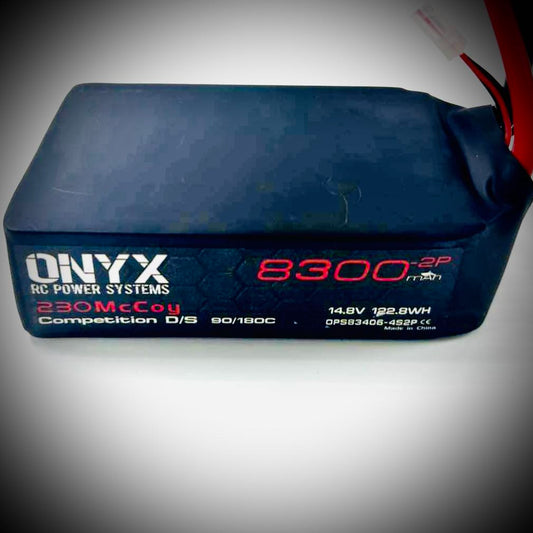 ONX4S83002P6G4 O.P.S 230 McCoy 8300mah 4S2P  (NEW 6 GAUGE WIRE!)
